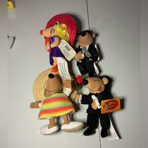 Spice Mice Lot of 4 Plush W Tags